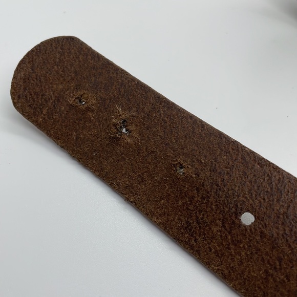 Olga Santini Leather Embellished Belt 1X - Picture 4 of 6